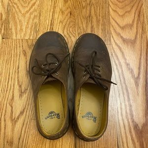 Dr. Martens 1461 W Lace Up Leather Loafers